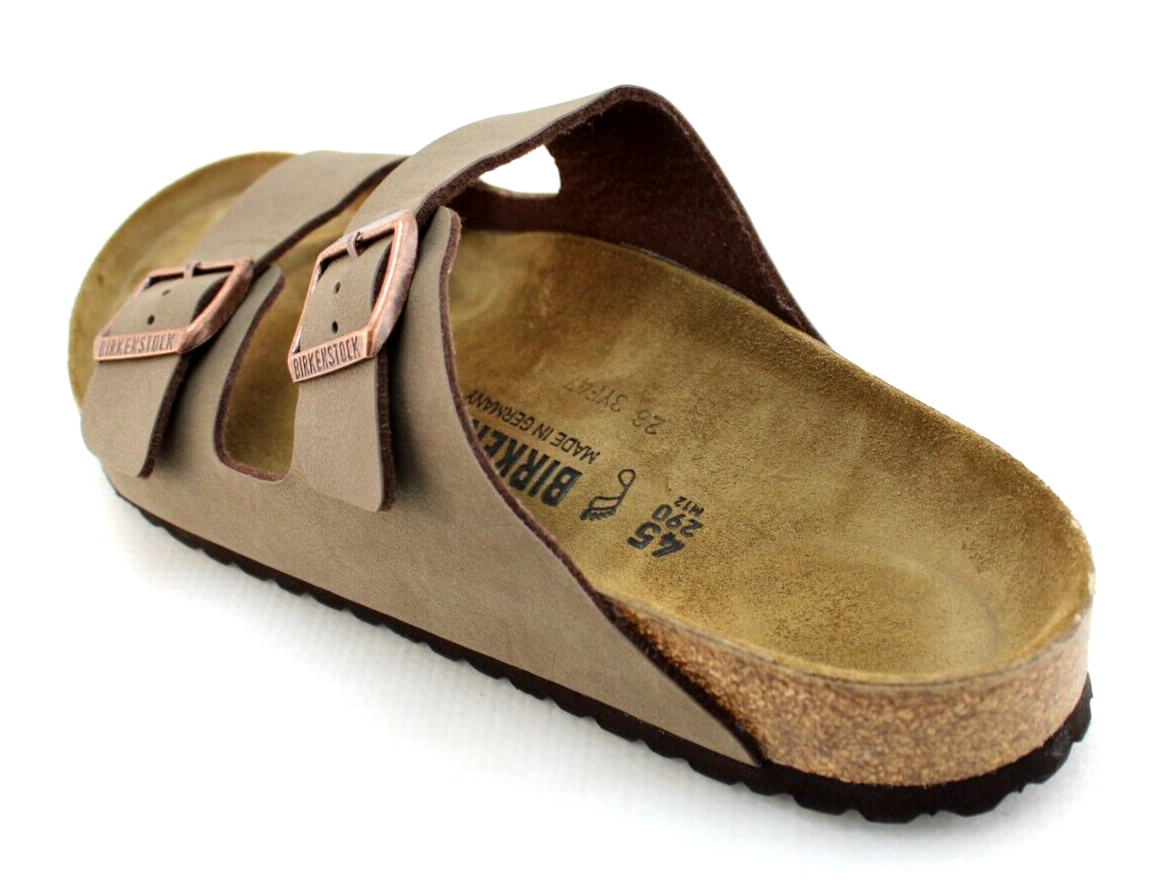 New BIRKENSTOCK Arizona Size 12 Regular Mocca Brown Birko Nubuck
