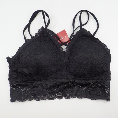 Guess Black Padded Bralette XS/S - NWT