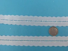 Swiss Entredeux White/Ivory 100% Cotton Heirloom Lace Doll/Craft NEW By the Yard