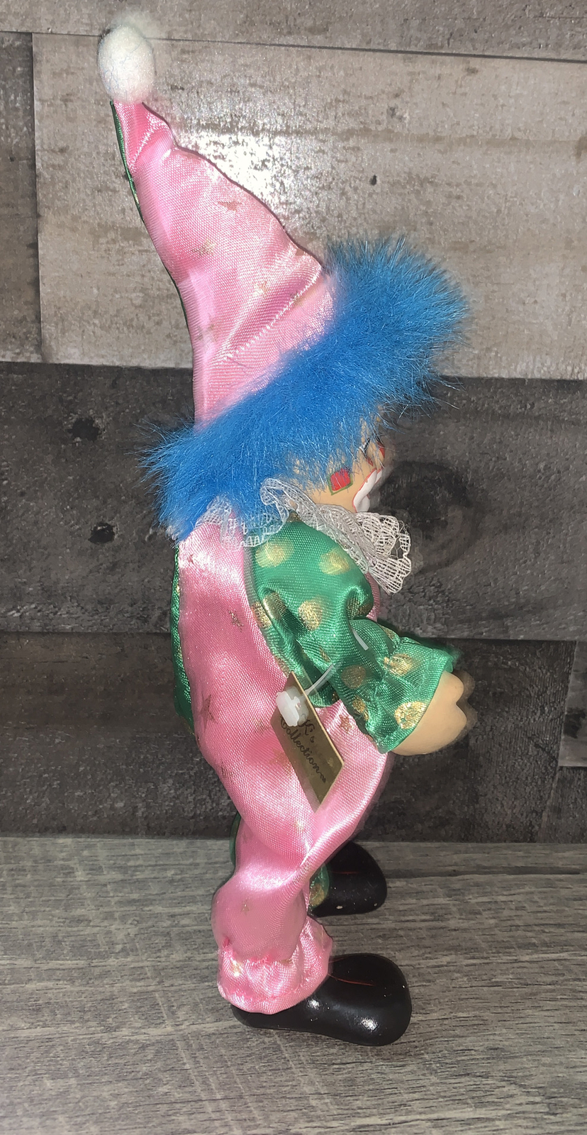 Vintage K’s Collection Circus Clown 7” Poseable Porcelain Court Jester