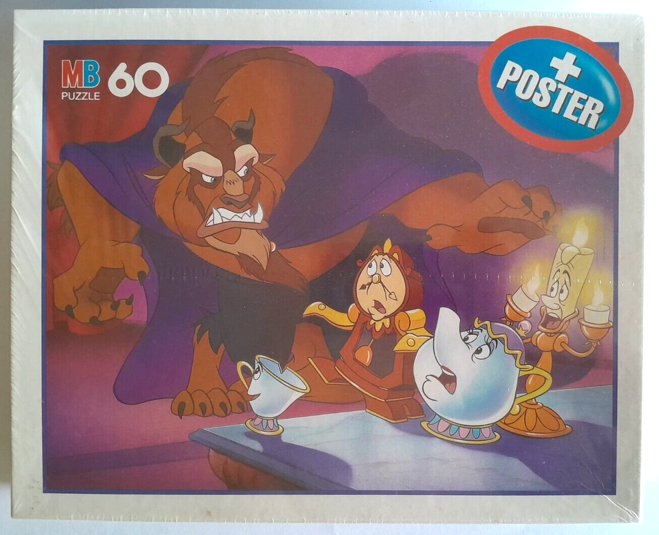 Disney Puzzle - Beauty and the Beast - 60 pieces Hasbro 1992