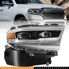For 2019-2025 Dodge Ram 1500 5th ASV AFS LED Projector Headlight Passenger RH