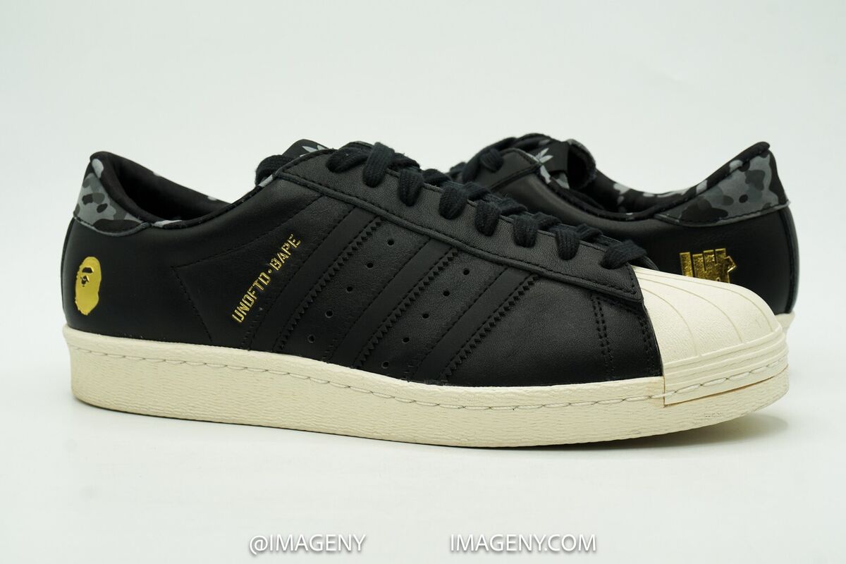 ADIDAS SUPERSTAR 80S USED SIZE 8.5 UNDEFEATED BAPE CORE ADIDAS SUPERSTAR 80S USED SIZE 8.5 UNDEFEATED BAPE CORE