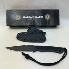 Spartan Blades Phrike Knife Black G10 Scales SB17BKBKKYBK Kydex Sheath S45VN