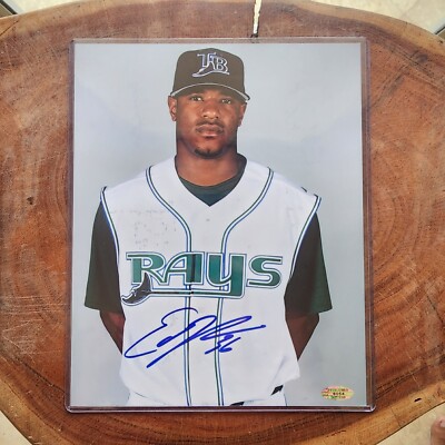 EDWIN JACKSON TAMPA BAY DEVIL RAYS SIGNED 8X10 PHOTO W/COA | eBay