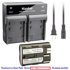 BP-511 Battery or Dual Rapid Charger for Canon EOS 5D 10D 20D 20Da 300D 30D 40D