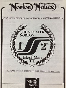 Norton Motorcycles News 1984 USA Owners Shop Ads California Want Ads Isle Man