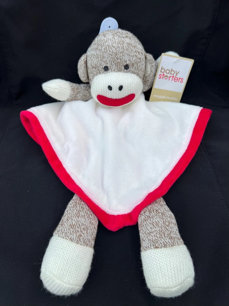 NWT Baby Starters SOCK MONKEY Security Blanket Lovey RETIRED eBay