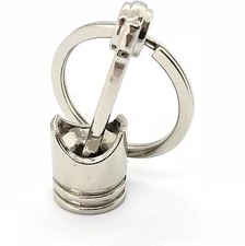 Engine Piston Turbo Car Part Keychain Automotive Car Gift Key Chain Ring