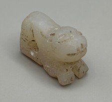 Figura León Animal Tallado Ágata Romana Antigua 1500+ Años