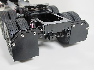 Pair Aluminum Angle Mud Splash Flap Guard Mount Tamiya 1/14 RC King Grand Hauler
