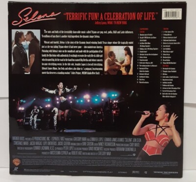 Selena (Laserdisc, 1997) Widescreen Edition 2 disc Cover VG/ Disc