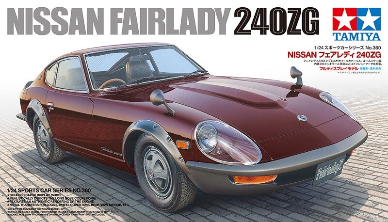 Tamiya 24360 1/24 Scale Model Car Kit Datsun Nissan Fairlady
