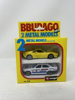 Burago 2 Die-cast Metal Models, cod 4200 1:43 NIB