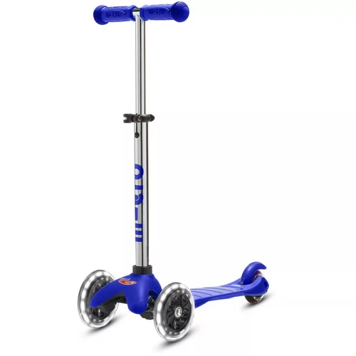 Micro Kickboard Mini Plus Kick Scooter with LED Lights, MM0308, Blue