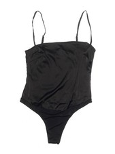 WeWoreWhat Women Black Bodysuit S
