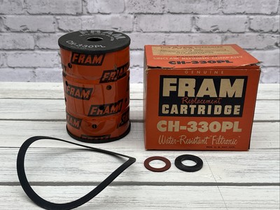 VINTAGE FRAM REPLACEMENT CARTRIDGE #CH-330PL NOS FORD V8 Trucks