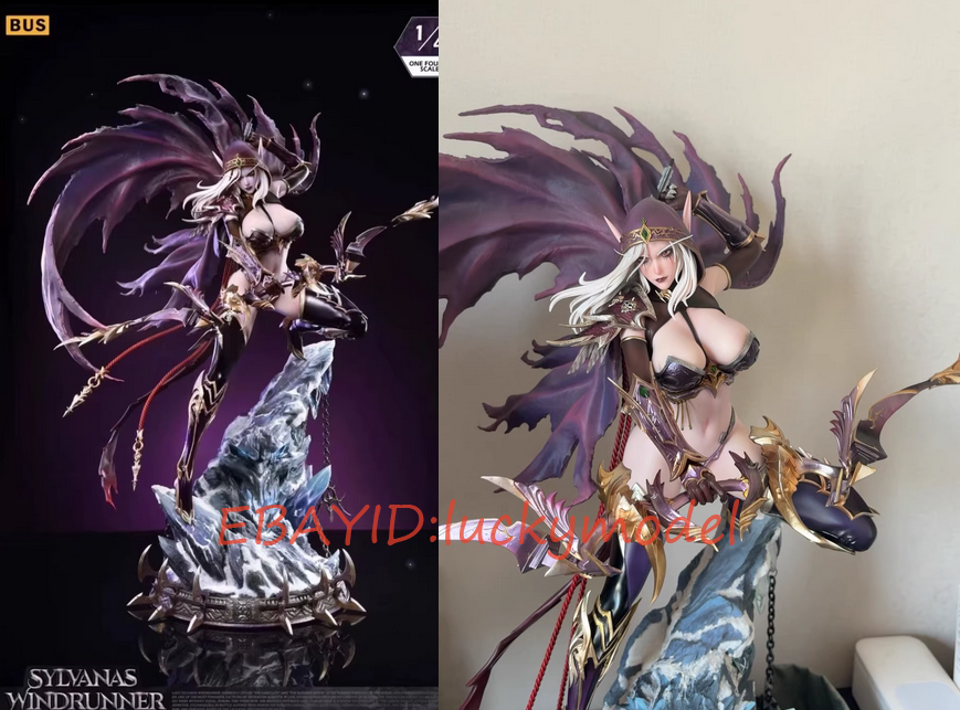 BUS Studio 1/4 WOW Sylvanas Windrunner Resin Statue Model In Stock NEW