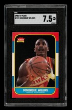 1986-87 Fleer Set-Break #121 Dominique Wilkins SGC 7.5 NM+