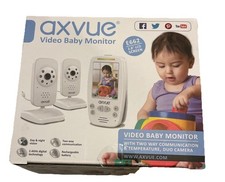 AXVUE E662 Video Baby Monitor with Two Cameras and 2.8  LCD, Day  Night Vision