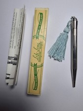 Vintage Lifelong Propelling Pencil, Made in England, Original Box, Nickel Silver