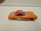 Vintage 8" Bandai Japan Tin Litho Chevrolet Corvette #7 Friction Car For Repair