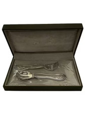 Christofle French baby spoon and fork set, brand new, boxed, authentic