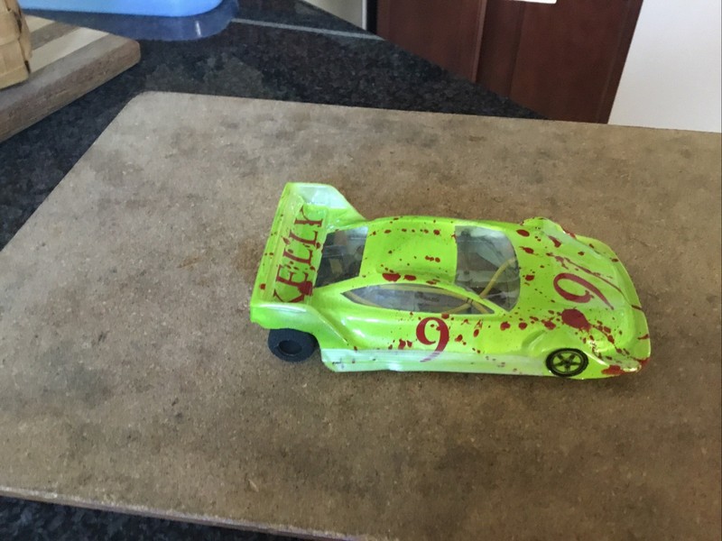 1/24 Production Car 4 Inch Champion Turbo Chassis With 16 D Motor Runs Well