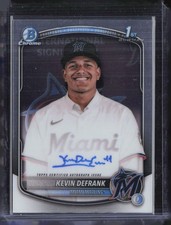 2025 Bowman Chrome Kevin Defrank Auto Autograph RC Rookie