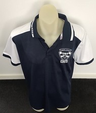 AFL FOOTBALL GEELONG CATS MEN’S SHORT SLEEVE POLO TOP/SHIRT…NAVY SIZE L….🏉🏉🏉