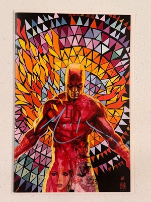 DAREDEVIL #1 NM+ SIGNED by DAVID MACK VIRGIN Exclusive Variant w COA