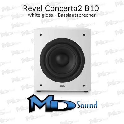 Revel Concerta 2 B10 - 800/1600 Watt High-End Subwoofer weiß | Neu | UVP 2699  