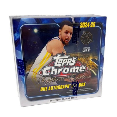 2024-25 Topps Chrome Basketball Sapphire Edition Box | eBay