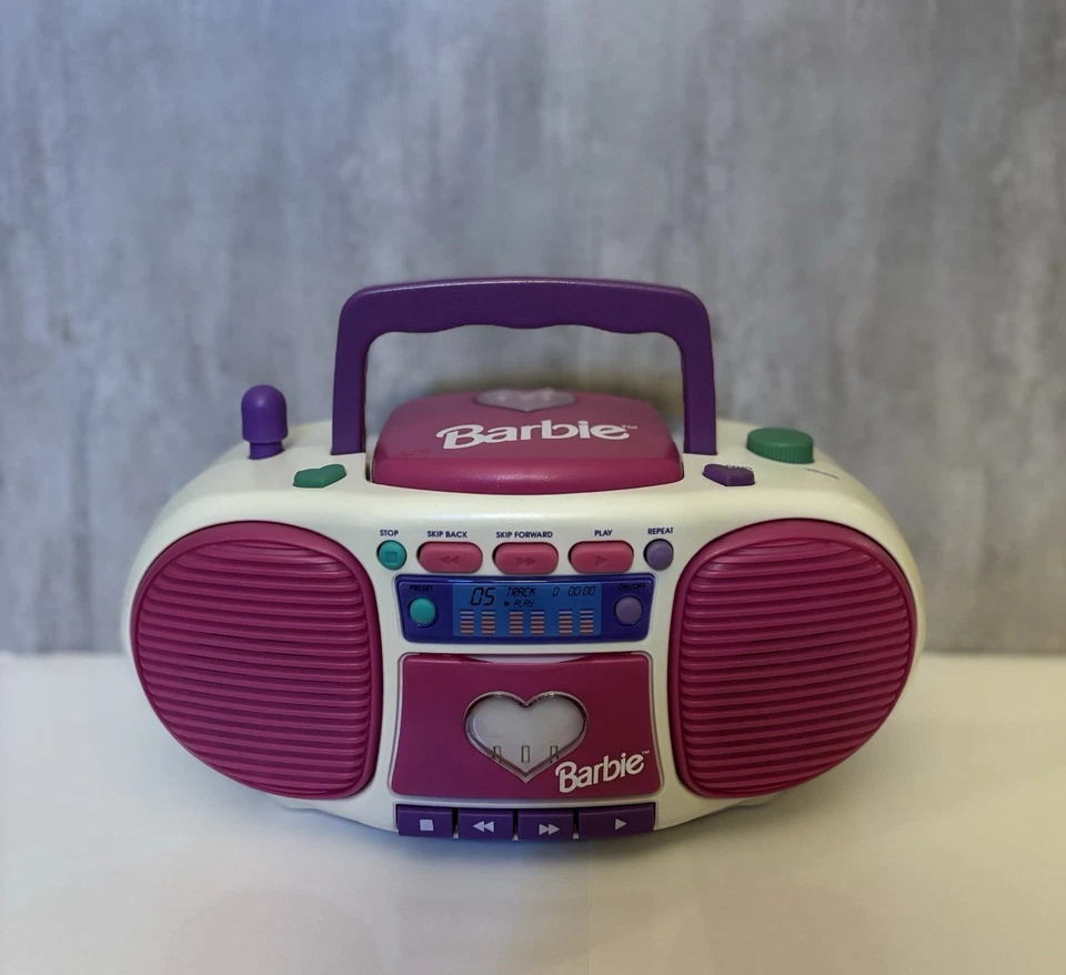 Barbie Dance with Me Talking Boombox 1998 Juego Completo Foto 2 de 4