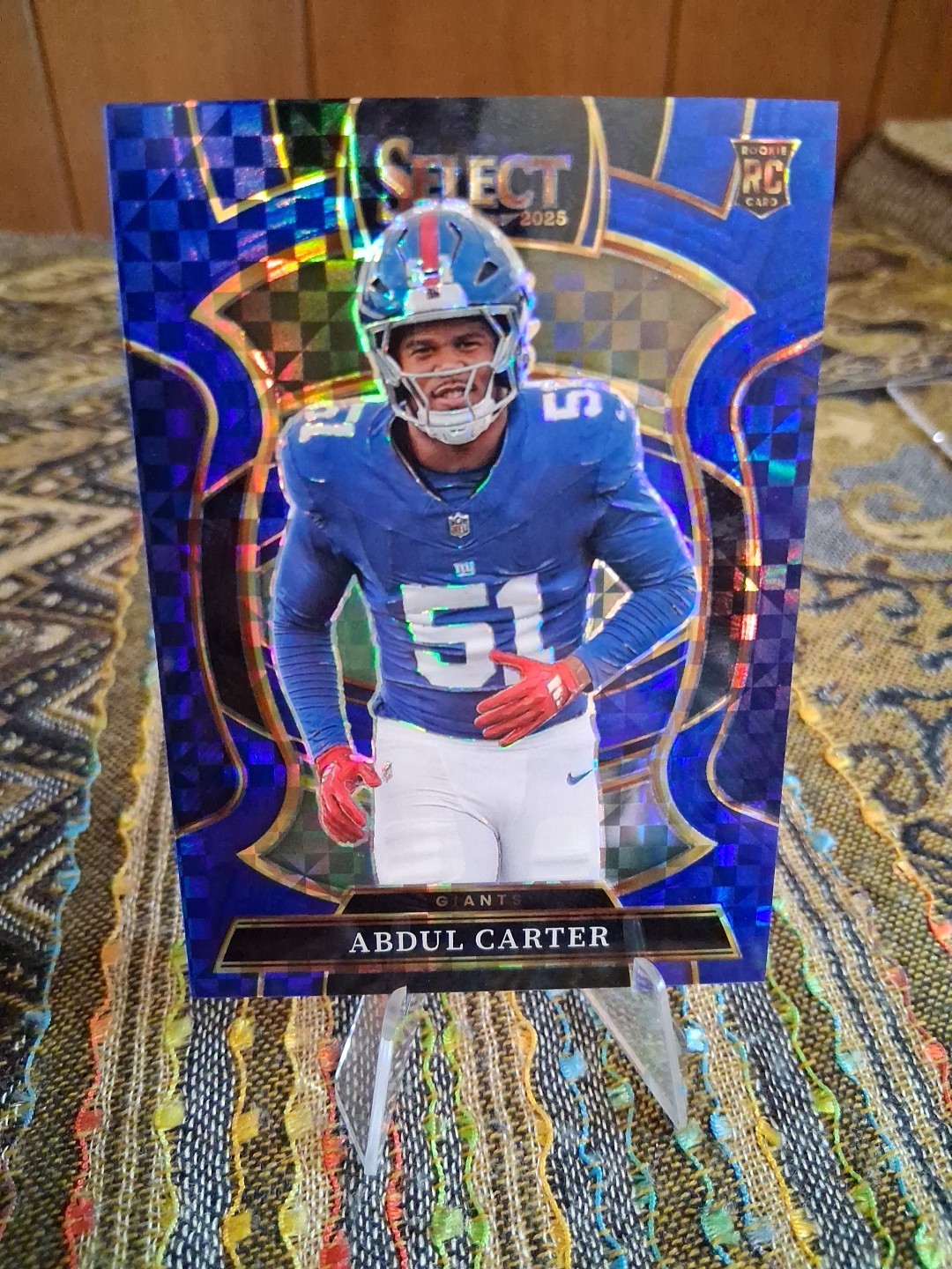 2025 Panini Select - Concourse Abdul Carter #95 Blue Prizm /249 (RC)