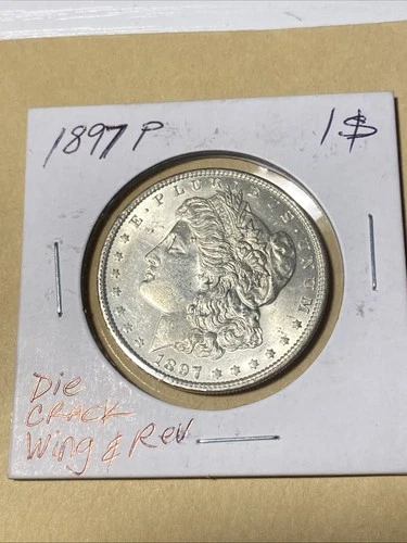 1897 P Morgan Silver Dollar- BU