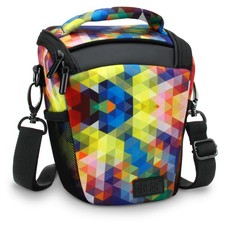 Portable DSLR Camera Case Bag with Top Loading accessibility and Shoulder Sling