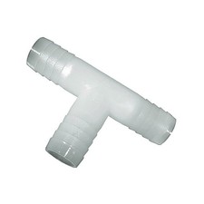 Green Leaf CBT100BG1 Nylon White Tee 1 Barb x 1 Dia. in. (Pack of 5)