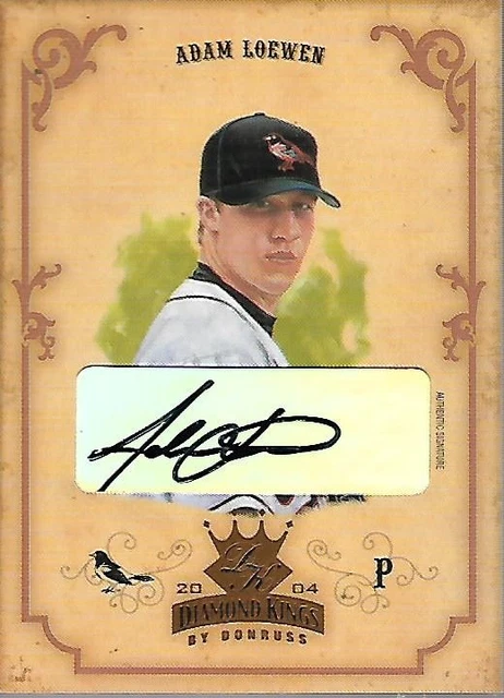 2004 Diamond Kings DK Signatures Bronze #88 Adam Loewen/100 Auto - BB
