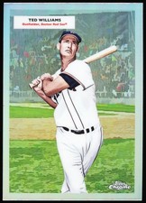2025 Topps Chrome Platinum Ted Williams / Yastrzemski Doubleheaders Refractor