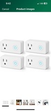 BN-LINK Smart Plug WiFi Outlet 4 Pack Hubless Energy Monitor Alexa Google Home