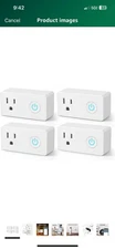 BN-LINK Smart Plug WiFi Outlet 4 Pack Hubless Energy Monitor Alexa Google Home