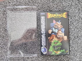 Rampage World Tour PAL for Sega Saturn | VGC | Inc Protector