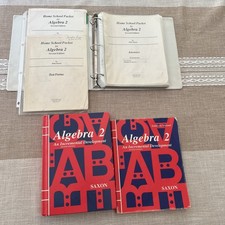 Saxon Algebra 2 (2nd Edition!) SET, Textbook,...