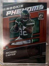 2021 Donruss Optic - Rookie Phenoms Michael Carter #RP-35 Red Prizm (MEM, RC)
