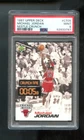 1997-98 Upper Deck Nestle Crunch Time #CT05 Michael Jordan PSA 9 Graded Card NBA