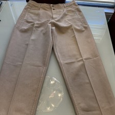 Rare Vintage Guess Pascal 075 Metallic Khaki 36x32 Jeans Tapered beige