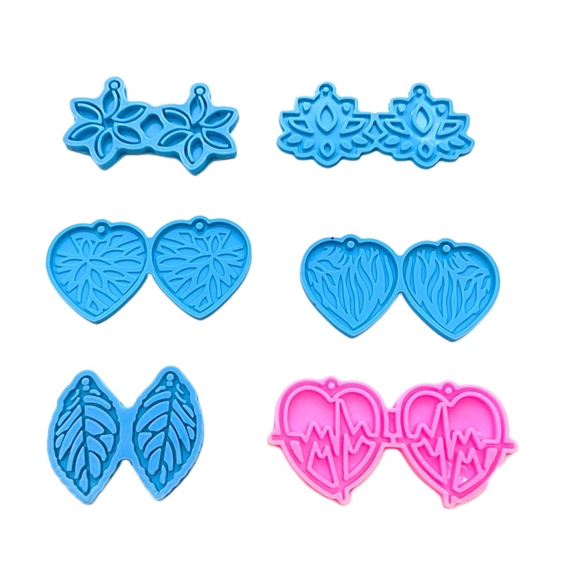 Resin Jewelry Molds,Earring Resin Molds,Epoxy Casting Mold for Keychain,Pendant