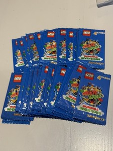 sainsburys lego cards rare Sainsburys 40 Lego Create the World Incredible Inventions Cards, 10 packs  of 4, 2018 Blue cover edition : Amazon.co.uk: Toys & Games main image 1