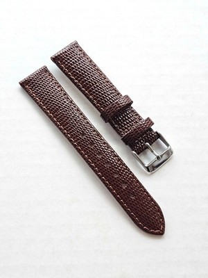 Lizard Pattern Leather Watch Band Strap -many colors and sizes